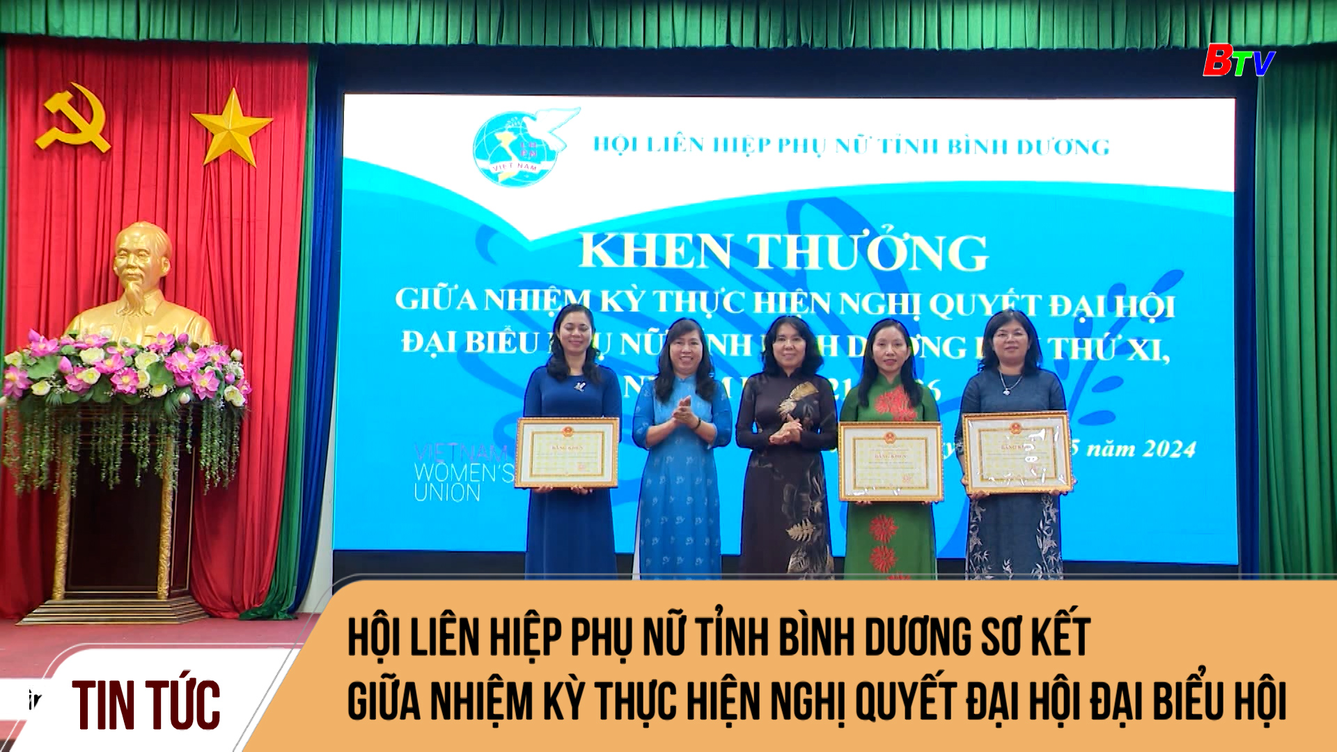 Hội Liên hiệp Phụ nữ tỉnh Bình Dương sơ kết giữa nhiệm kỳ thực hiện Nghị quyết Đại hội đại biểu Hội